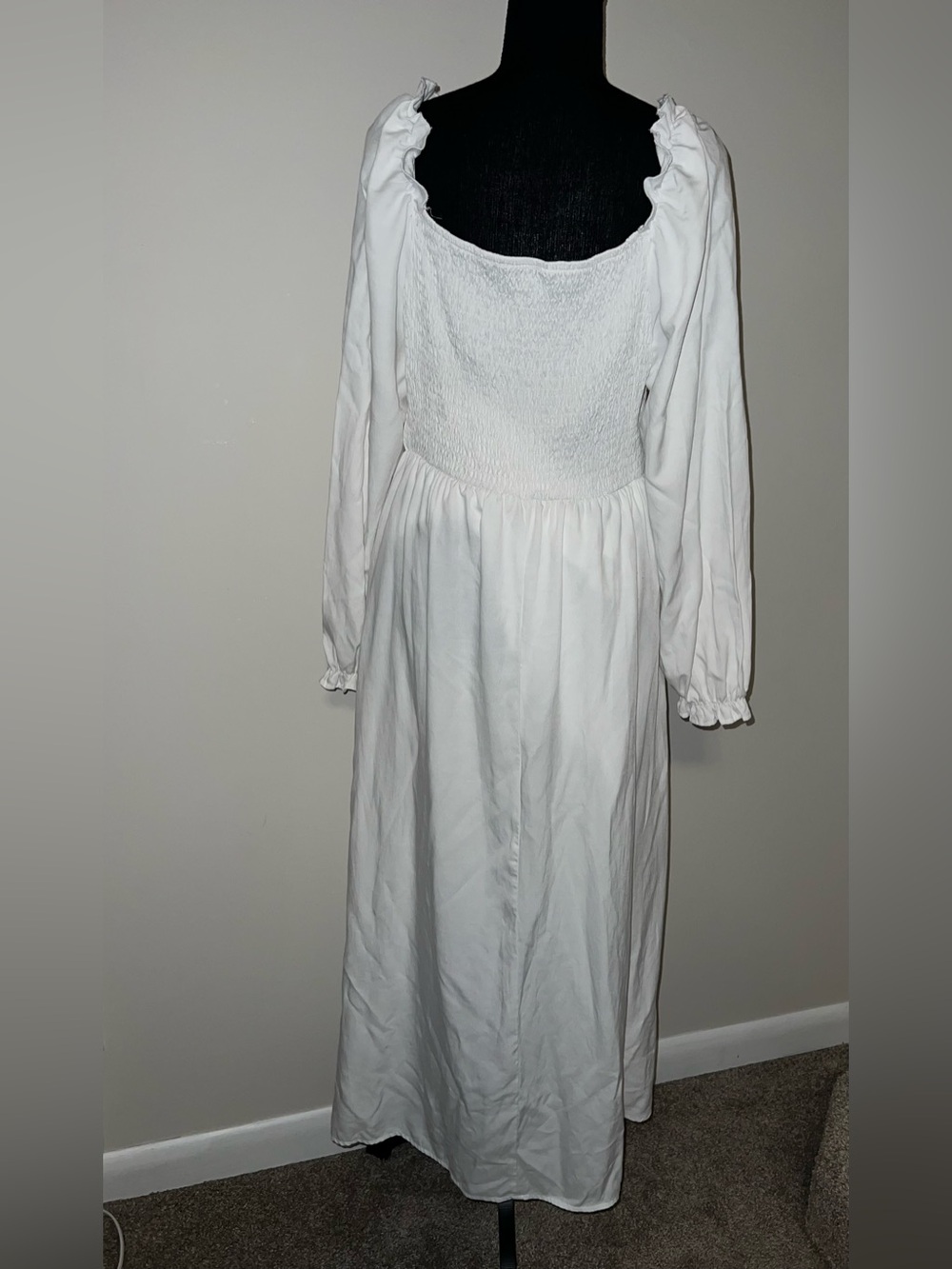 🌻3/$20!🌻Shein White Long Dress - Picture 5 of 8